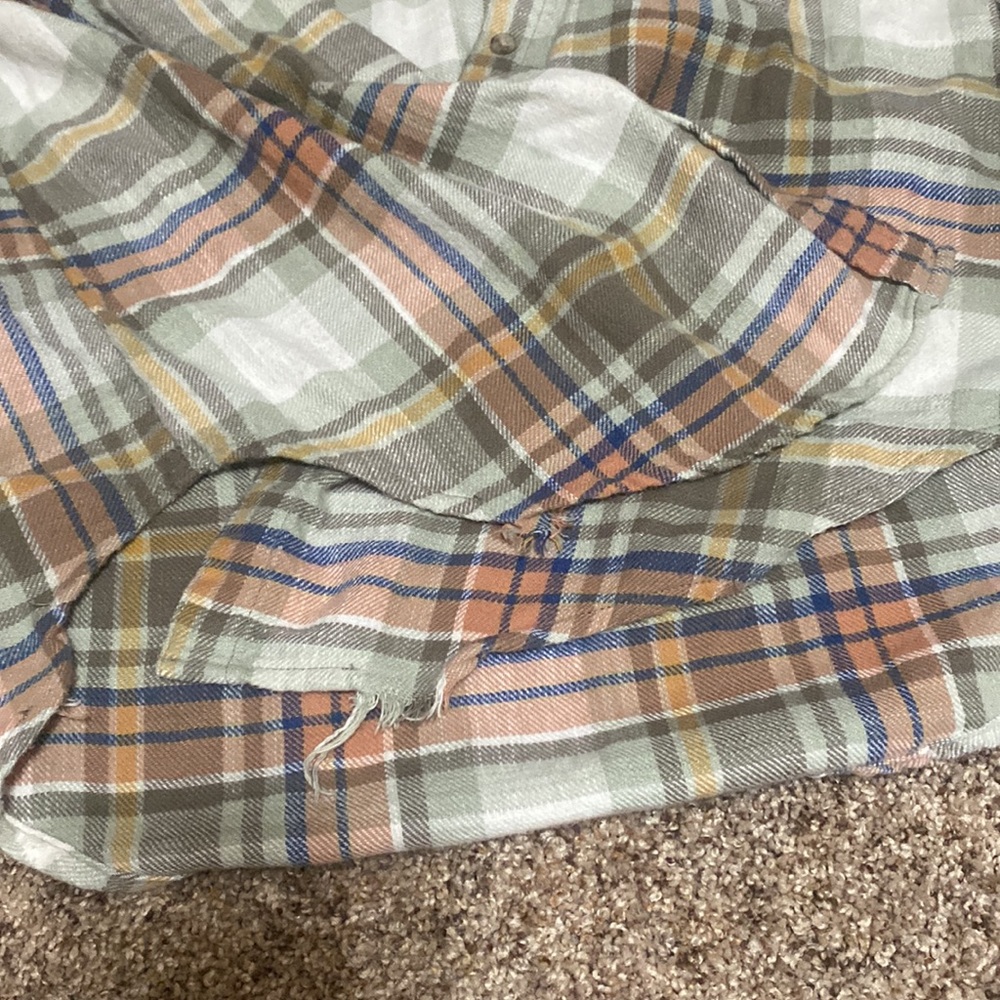 American Eagle Multicolored Flannel - image 3